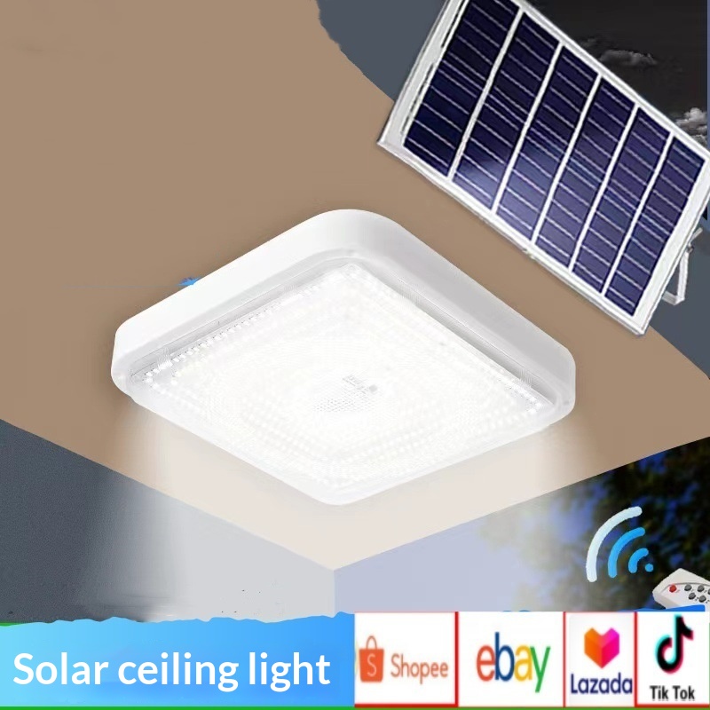 Main product image of Waterproof Outdoor Square Solar Ceiling Light
