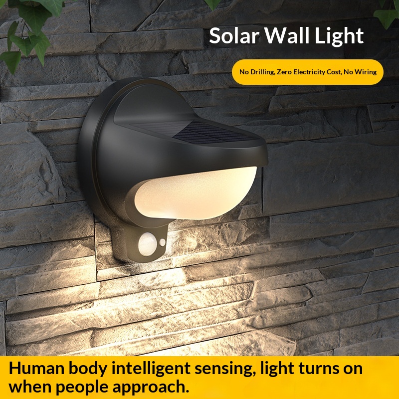 Main product image of Solar-Powered Outdoor Waterproof Wall Light for Garden and Patio