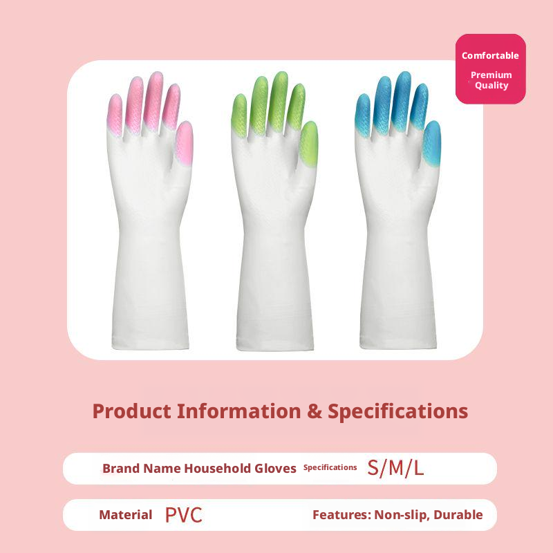 Main product image of PVC General Purpose Gloves, Green, Large, 1 Pair