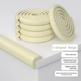 Product image of L-Shaped Corner Protector, Glue-Free, Beige, for Impact Protection