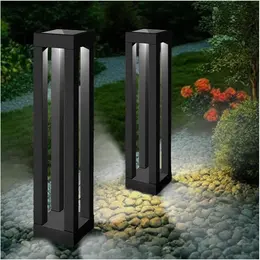 Product image of Outdoor Waterproof Square Solar-Powered Post Light