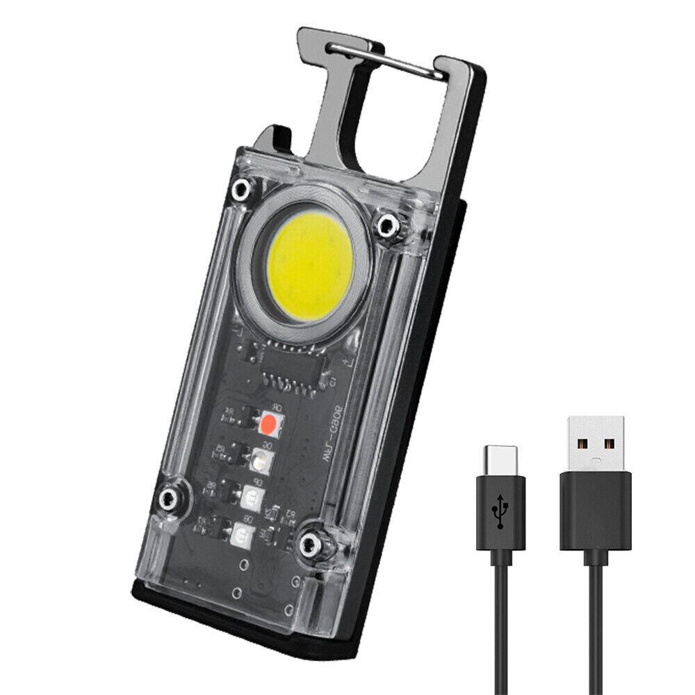 Main product image of COB LED Keychain Work Light, USB Rechargeable, Waterproof