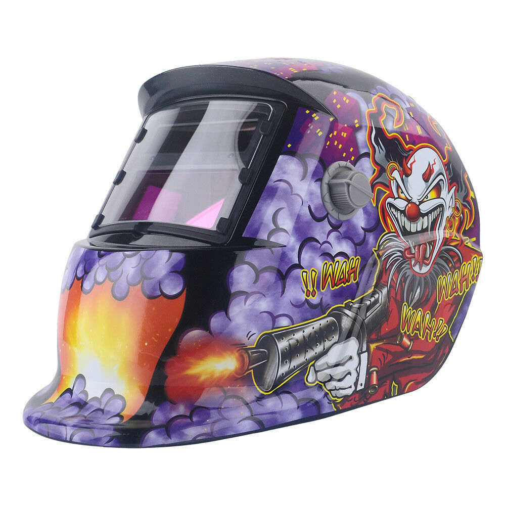 Main product image of Auto Darkening Welding Helmet with Solar Power and Grinding Function