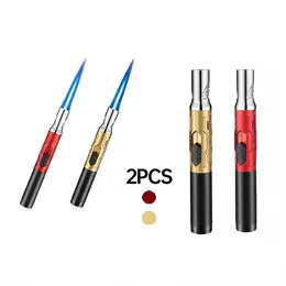 Product image of 2-Pack Jet Flame Torch Lighter with 360-Degree Ignition, Adjustable, Refillable