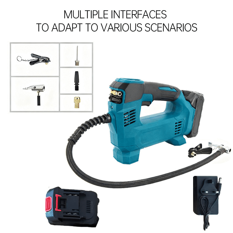 Main product image of 5000PSI Portable Air Compressor with Digital Pressure Gauge, LED Light