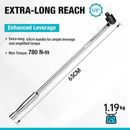 Product image of Breaker Bar for High Torque Applications, 630mm Length