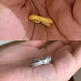 Product image of Adjustable Open Ring with Brushed Starburst Design