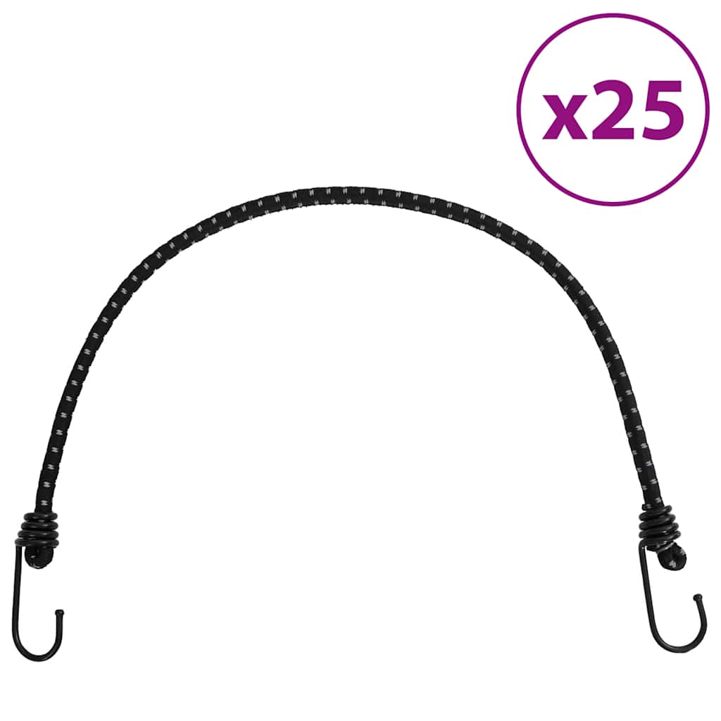 Main product image of Reflective Rubber Ropes with Hooks, 25 Pieces, Model 59