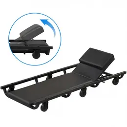 Product image of 4-Level Adjustable Backrest Mechanic Rolling Creeper with 6 Swivel Casters