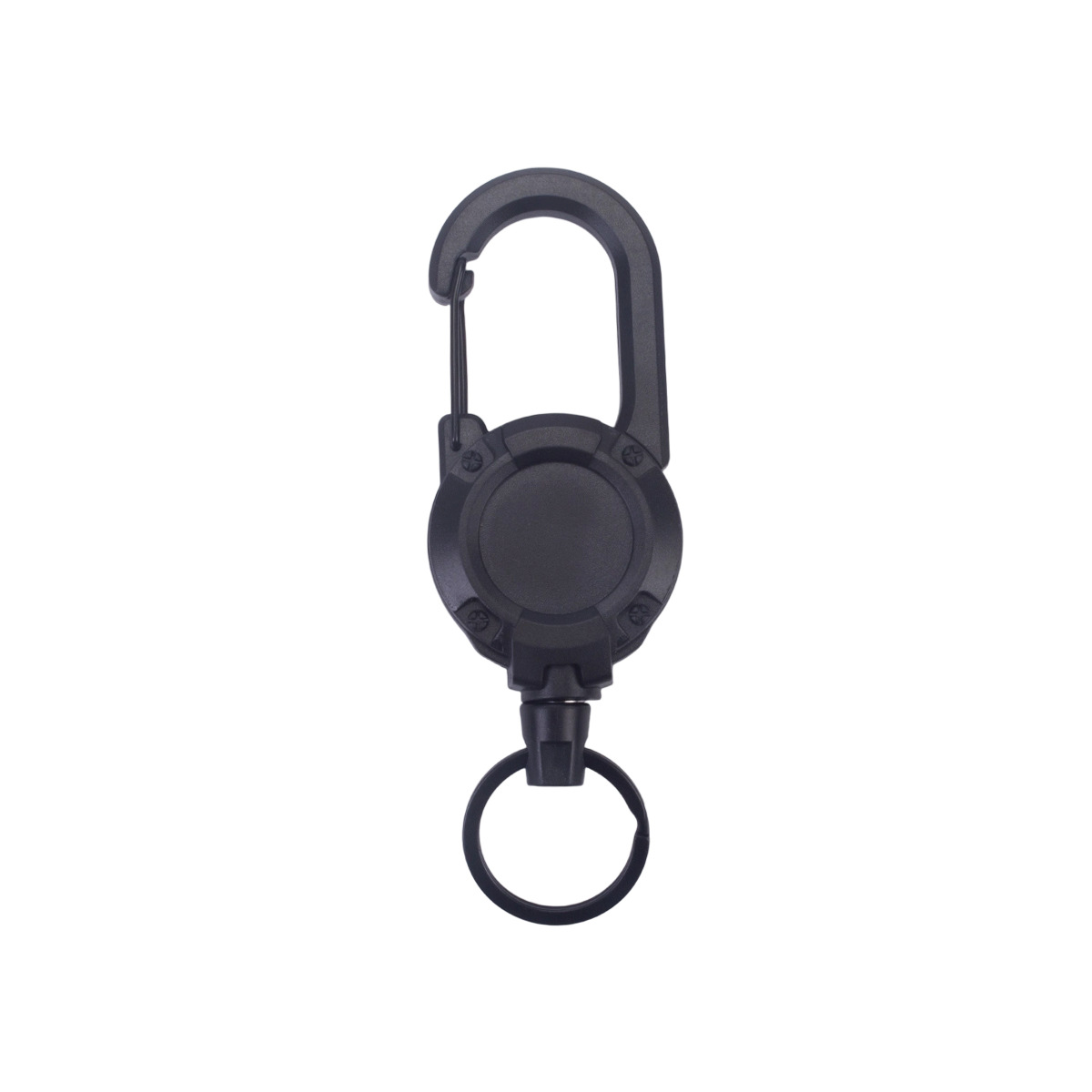 Main product image of Retractable Steel Wire Rope Keychain with Easy-Pull Buckle