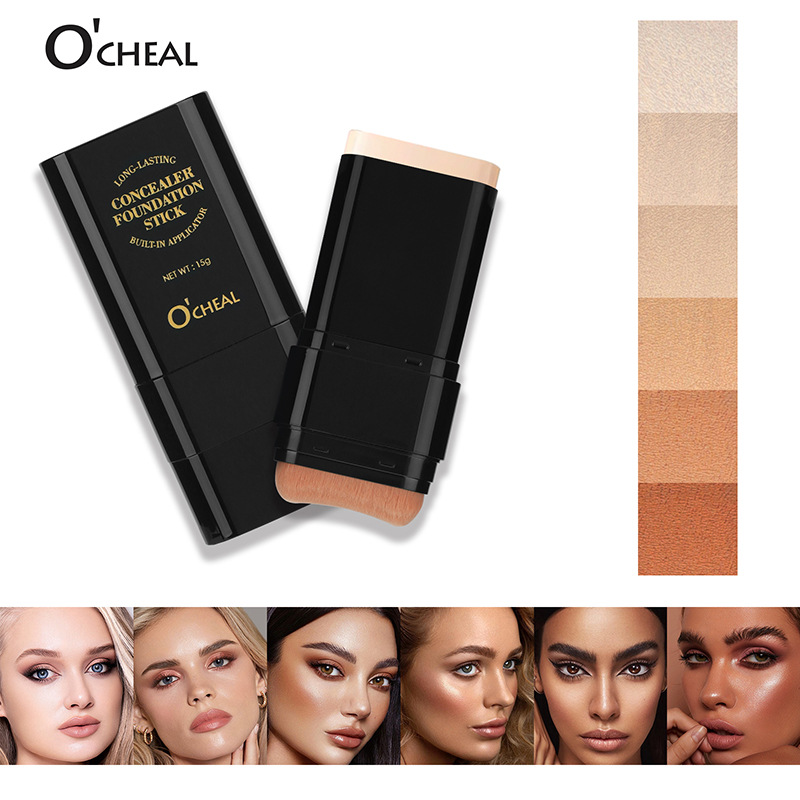 Main product image of OCHEAL Dual-Ended Concealer Foundation Stick with Brush