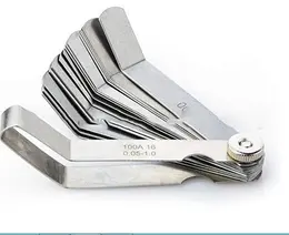 Product image of 0.05-1mm Metric Feeler Gauge with Curved Stainless Steel Blades