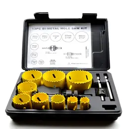 Product image of Bimetal M3 Hole Saw Set for Metal and Wood Drilling