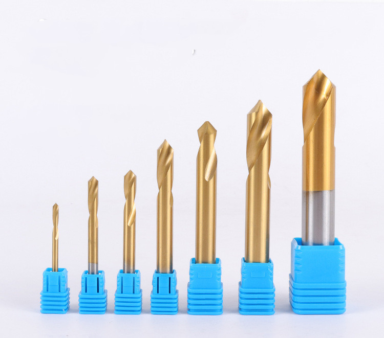 Main product image of Cobalt-Containing Steel Spot Drill, Titanium Coated