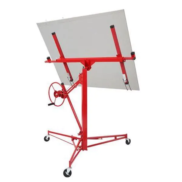 Main product image of 16FT Drywall Panel Hoist, Rolling Casters, 150 lbs Capacity
