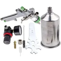 Product image of 2.5mm HVLP Air Spray Gun Kit with Regulator and Gauge