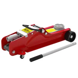 Product image of Low Profile Hydraulic Floor Jack, 3.1-15 inch Lift, 2.5 Ton (5,000 lb) Capacity, Red