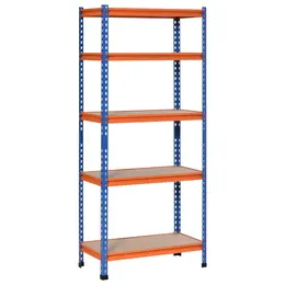 Product image of 5-Tier Adjustable Metal Storage Shelf for Workshop or Garage