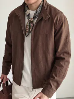 Product image of Men's Loose Fit Harrington Style Motorcycle Jacket