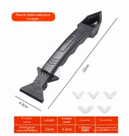 Product image of 43mm x 220mm Plastic Head 3-in-1 Glue Shovel