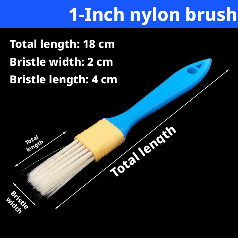 Main product image of Nylon Brush, 1 Inch, Three Rows of Bristles
