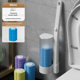 Product image of Disposable Toilet Brush Set with Replacement Heads, White