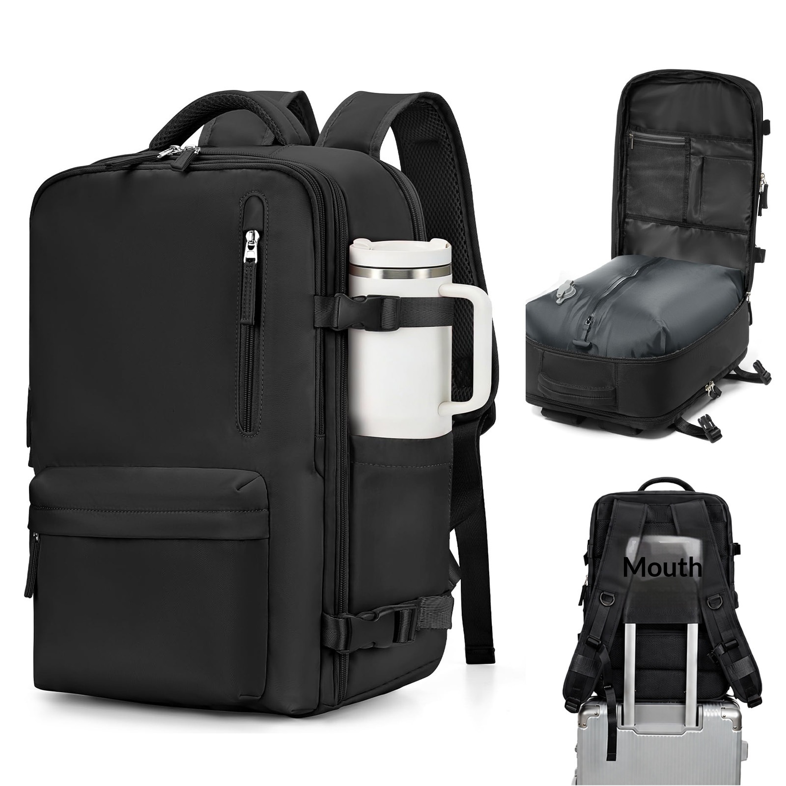 Main product image of Vacuum Compression Travel Backpack, Business Computer Bag