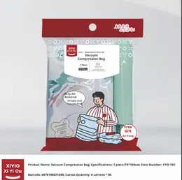 Product image of Vacuum Compression Bag, 70 x 100 CM, with Inflation Pump