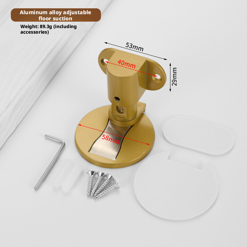 Main product image of Adjustable Magnetic Welding Ground Clamp, Gold Aluminum Alloy