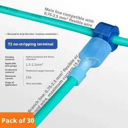 Product image of T-Type Quick Terminal Connector, Blue, T2 Model