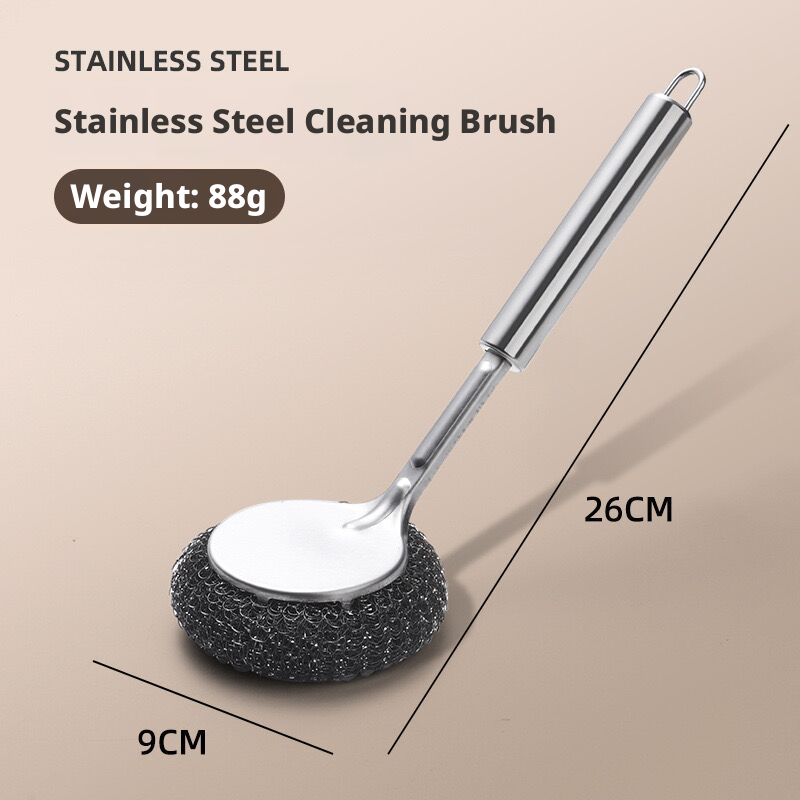 Main product image of Stainless Steel Pot Brush for Commercial Cleaning, 50g