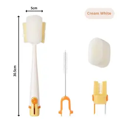 Product image of White Cup Brush for Industrial Cleaning Applications