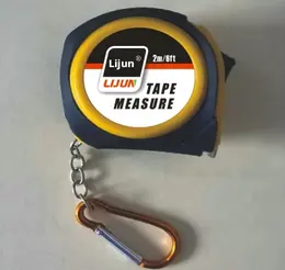 Product image of 2m x 12.5mm Tape Measure, ABS+PVC Casing, Black/Yellow, with Belt Clip