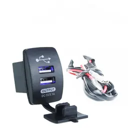 Product image of 3.1A USB Car Charger for Automotive and Motorcycle Use