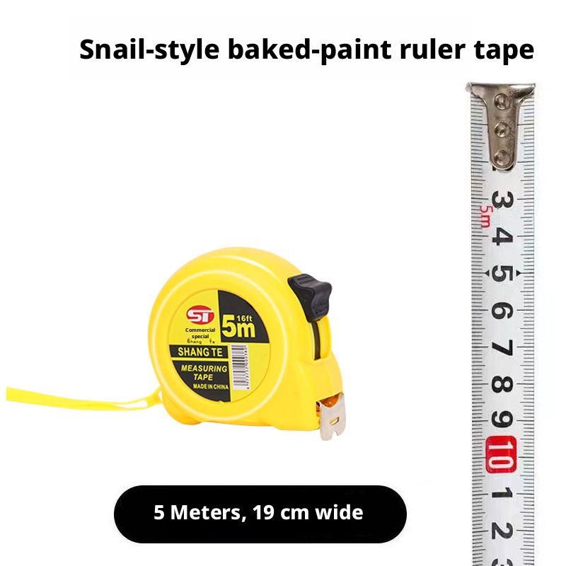 Main product image of White Paint Tape Measure, 5m x 19mm, 55# Carbon Steel Blade