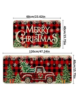 Product image of Car Pattern Kitchen Floor Mat Set, 40 x 60 cm and 40 x 120 cm