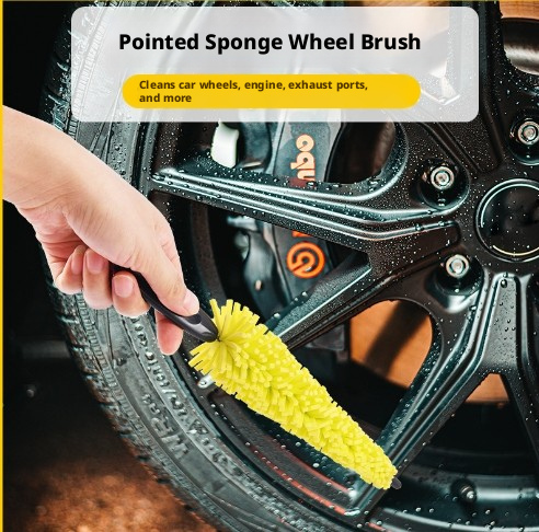 Main product image of Yellow Automotive Interior Gap Cleaning Brush