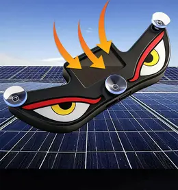 Product image of Solar LED Warning Light for Rear Windshield, Anti-Collision