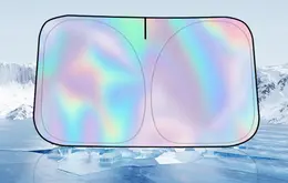 Product image of Universal Snap-on Front Windshield Sun Visor, Heat and UV Protection