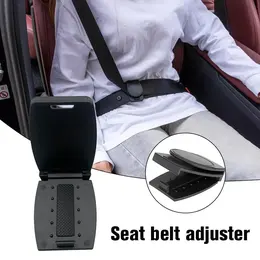 Product image of Car Seat Belt Adjuster Clamp, Shoulder Neck Locking Clip, Black, 2-Pack