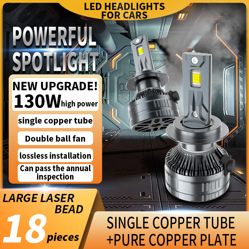 Main product image of 130W LED Headlight Bulb, H4 9005, Car Retrofit