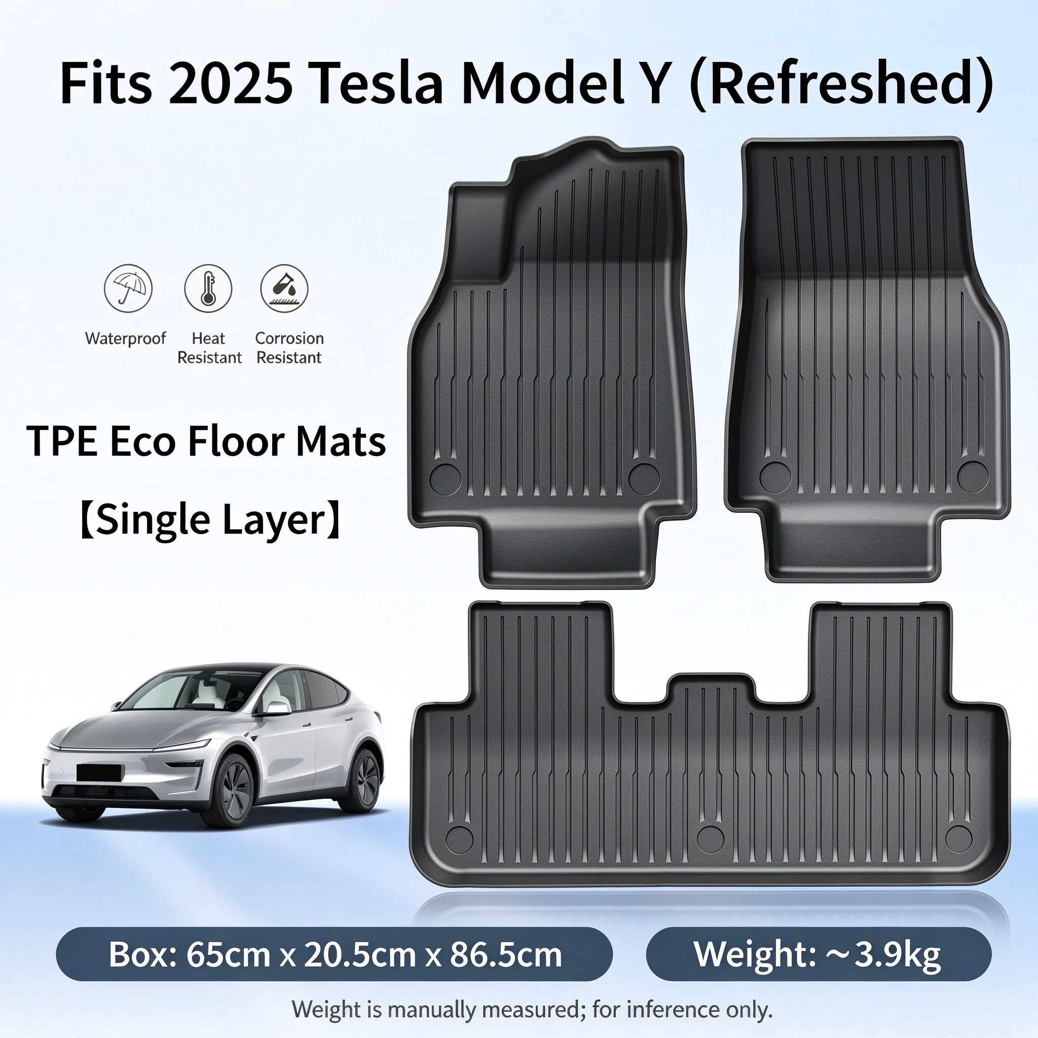Main product image of TPE Floor Mats and Trunk Liner for Tesla Model Y