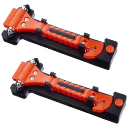 Product image of Emergency Escape Tool, Window Breaker, Seatbelt Cutter, Orange, 2-Pack