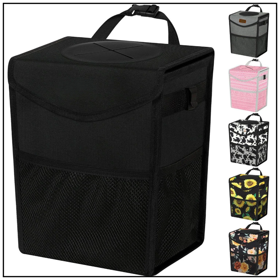 Main product image of Car Trash Can with Lid, Leakproof, for Vehicle Interior