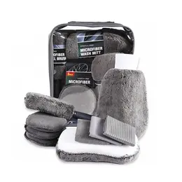 Product image of Car Cleaning Kit, Wash Mitt, Cloths, Sponge, Brush, Household Use