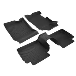 Product image of Black TPE Rubber Floor Mat Set for Honda Accord Sedan 2008-2012