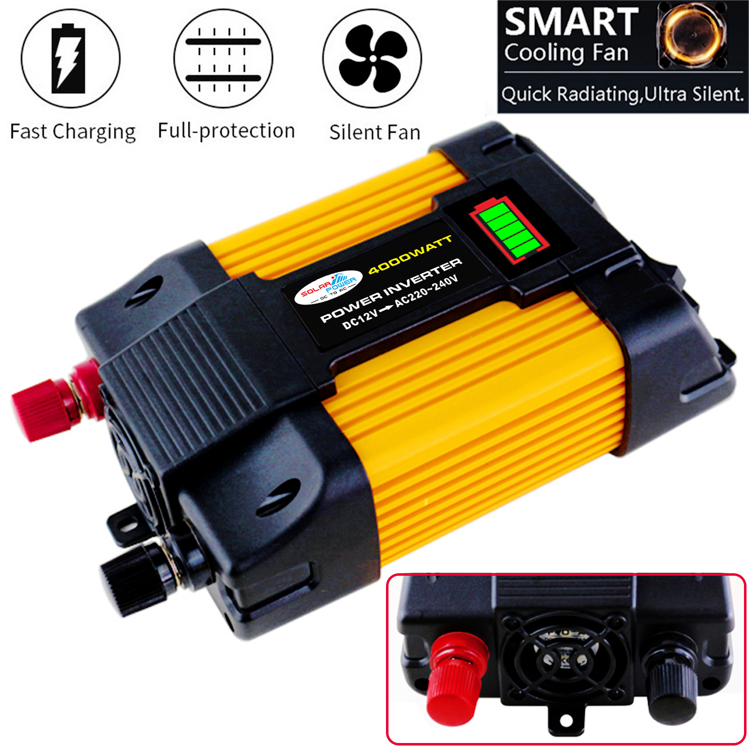 Main product image of Automotive DC to AC Power Inverter for Vehicle Use