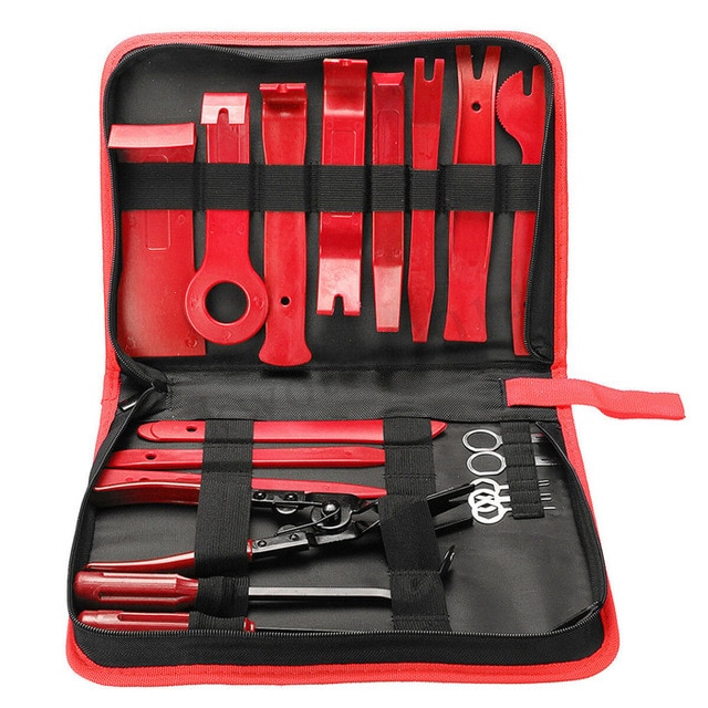 Main product image of 19-Piece Plastic Automotive Interior Trim and Panel Removal Tool Set