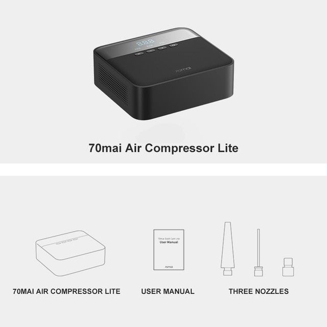 Main product image of Portable Automotive Tire Inflator, Compact Design