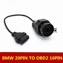 Product image of Automotive OBD2 Diagnostic Cable, 20-Pin to 16-Pin Adapter